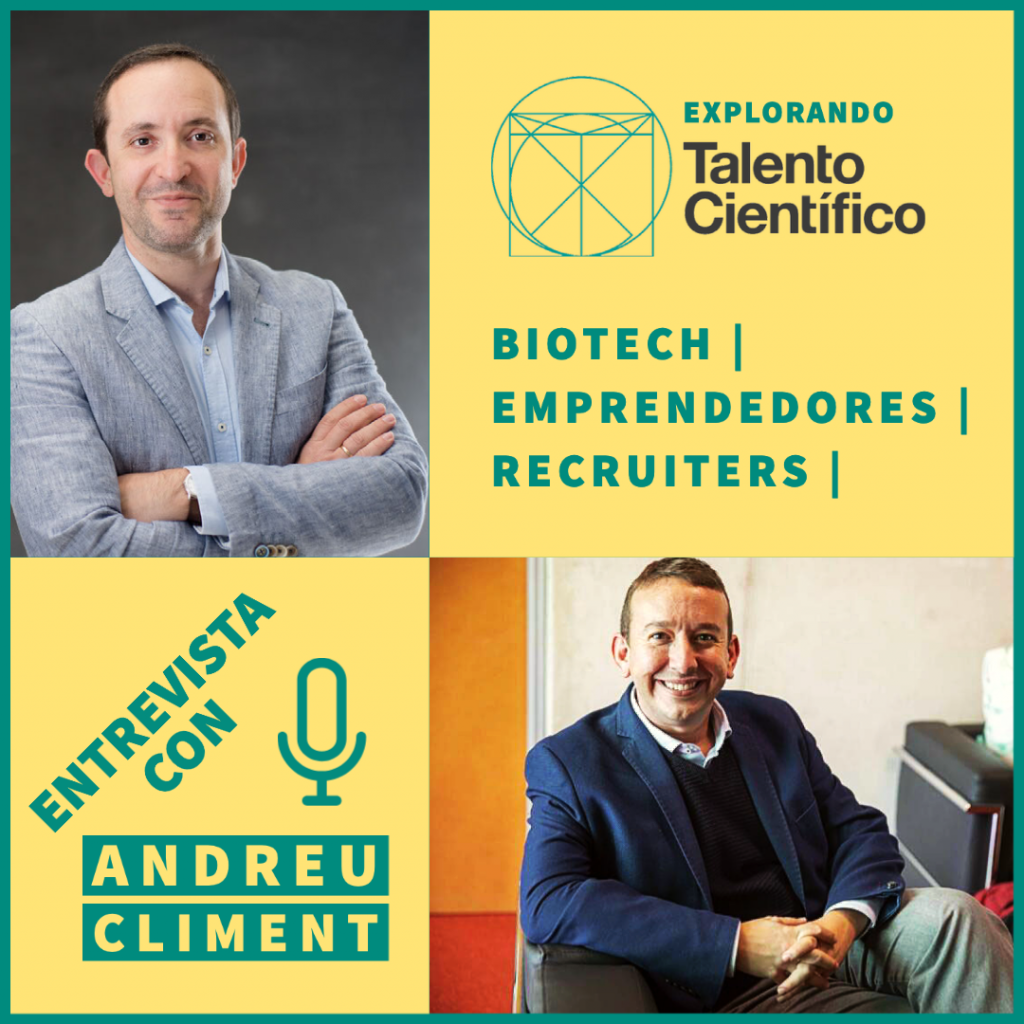 Carátula Podcast de Talento Científico - Manolo Castellano entrevista a Andreu Climent