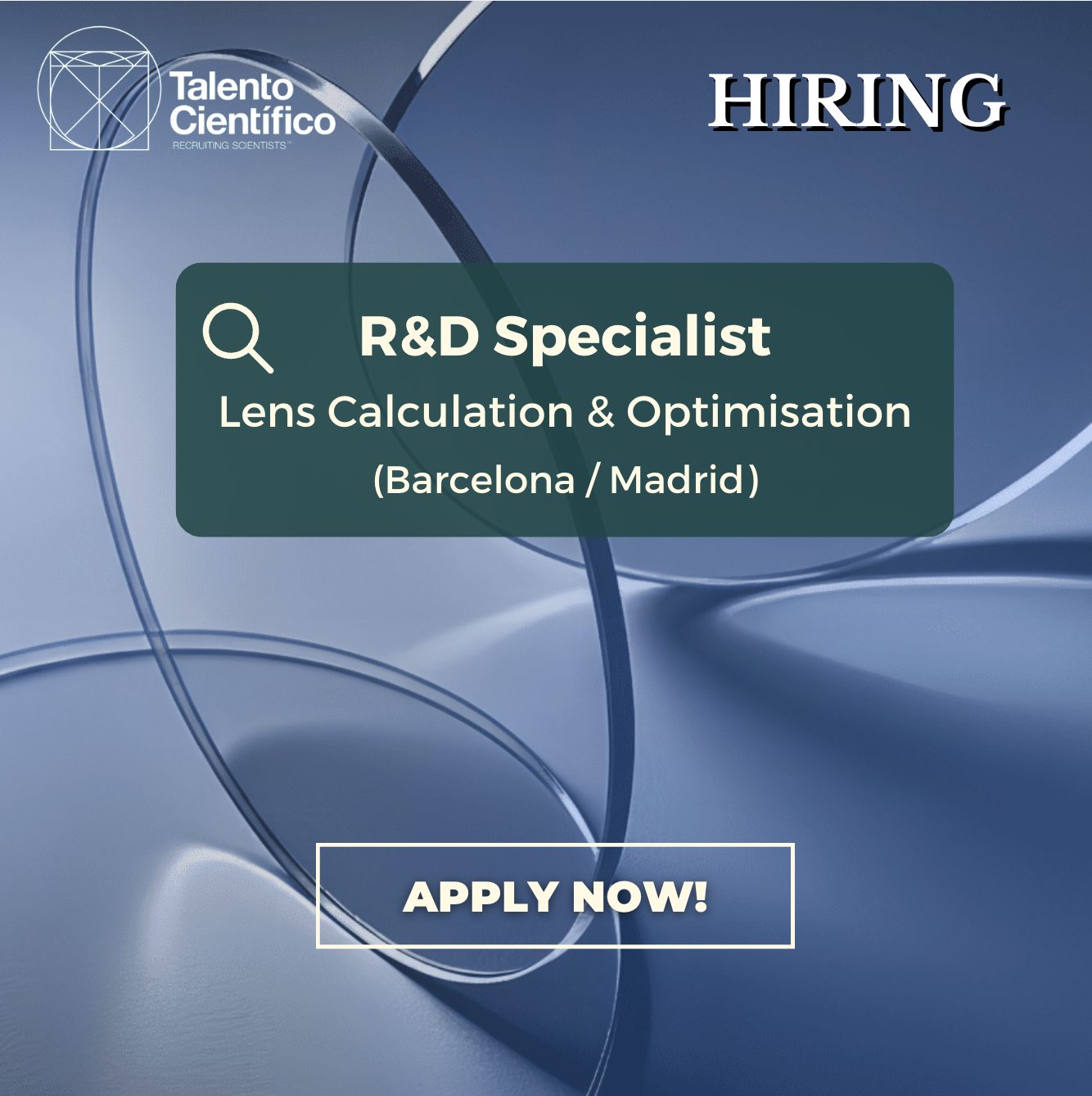 En este momento estás viendo R&D Specialist in Lens Design and Calculation